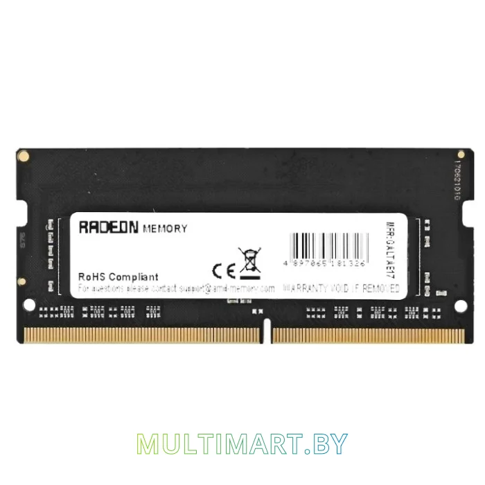 Оперативная память AMD Radeon R7 Performance 16GB DDR4 SODIMM PC4-19200 (R7S416G2400S2S)